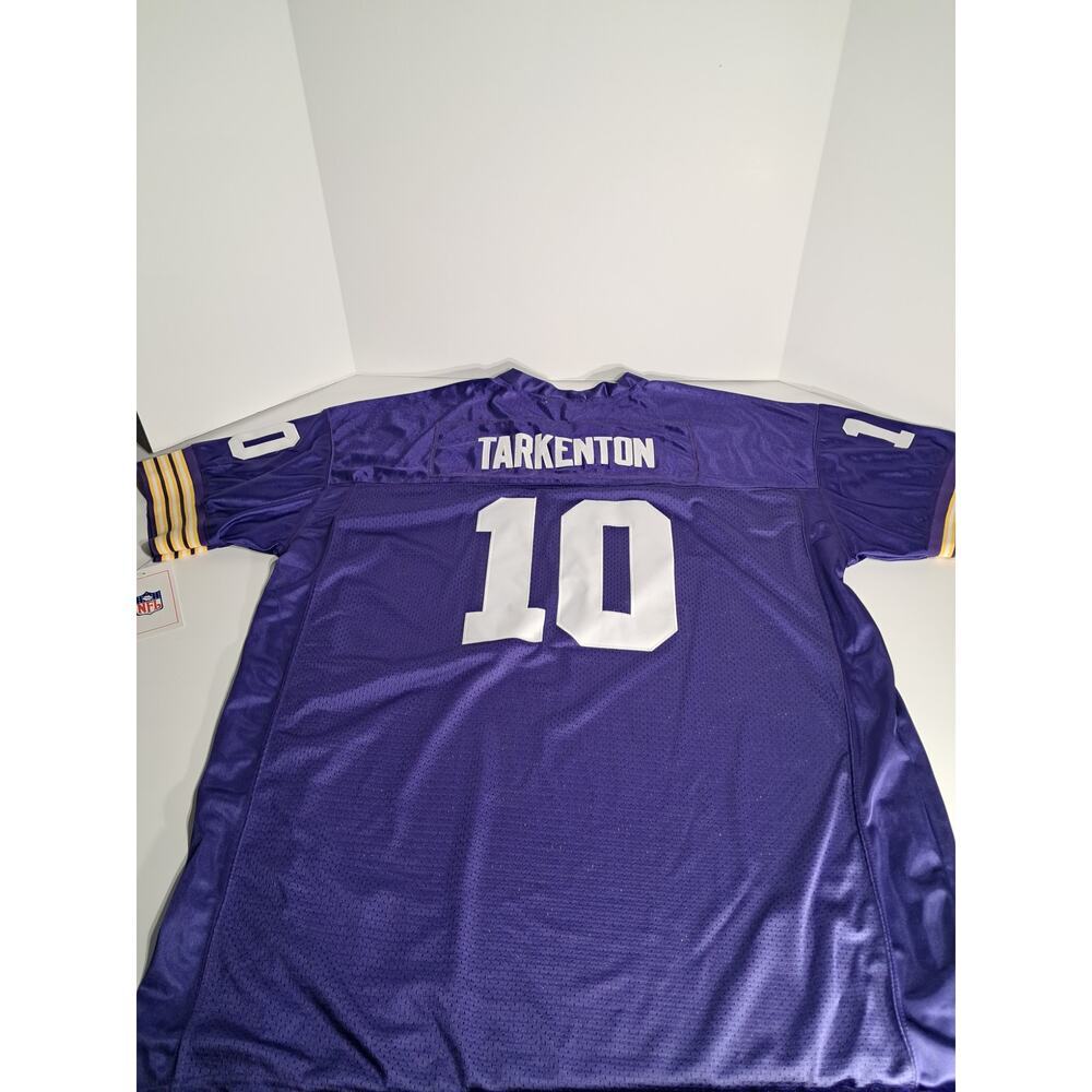 Fran Tarkenton #10 Purple Minnesota Vikings Legacy Replica Jersey 4XL